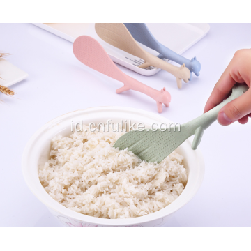 Standing Spoon Non-stick Sendok Nasi Plastik